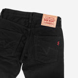 Iron Heart | IH-777S-142bb | 14oz Selvedge Denim | Slim Tapered Jeans | Black/Black