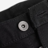Iron Heart | IH-777S-142bb | 14oz Selvedge Denim | Slim Tapered Jeans | Black/Black