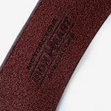 Iron Heart | IHB-11-BRN | Heavy Duty "Tochigi" Leather Belt | Brass Garrison Buckle | Brown
