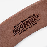 Iron Heart | IHB-11-NAT | Heavy Duty "Tochigi" Leather Belt | Brass Garrison Buckle | Natural