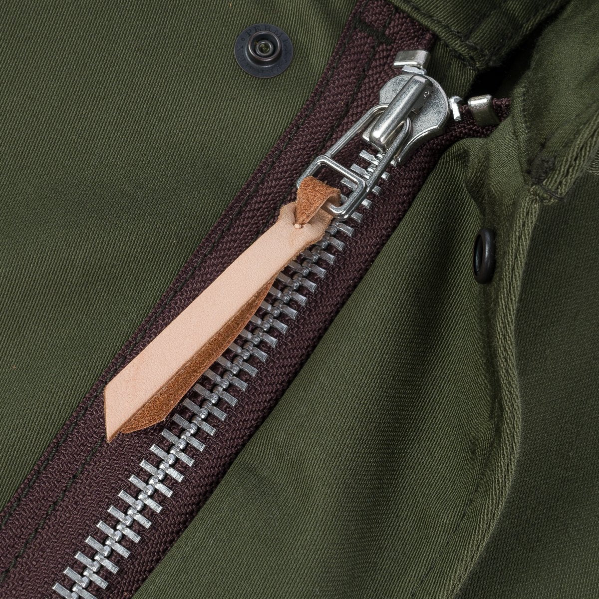 Iron Heart | IHM-27-OLV | Sateen M65 Field Jacket | Olive