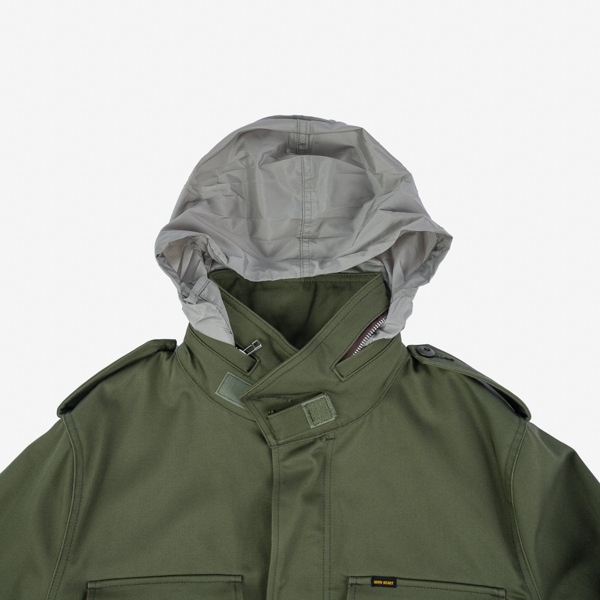 Iron Heart | IHM-27-OLV | Sateen M65 Field Jacket | Olive