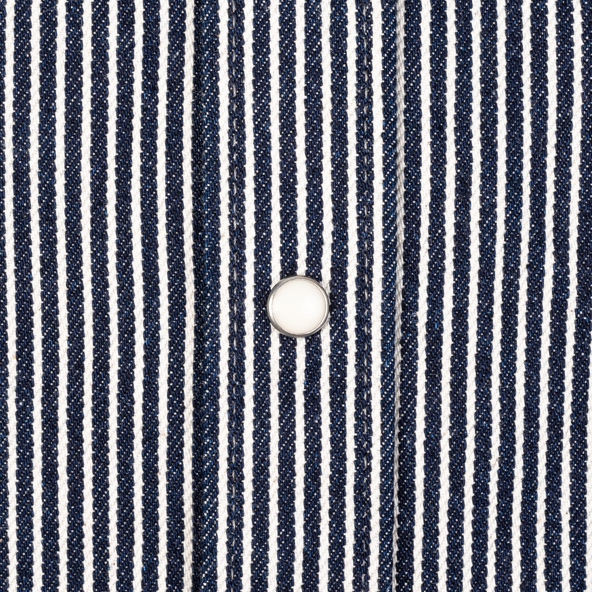 Iron Heart | IHSH-07-IND | 12oz Hickory Stripe Western Shirt | Indigo