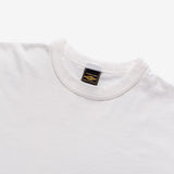 Iron Heart | IHT-1610L-WHT | 6.5oz Loopwheel Crew Neck T-Shirt | White