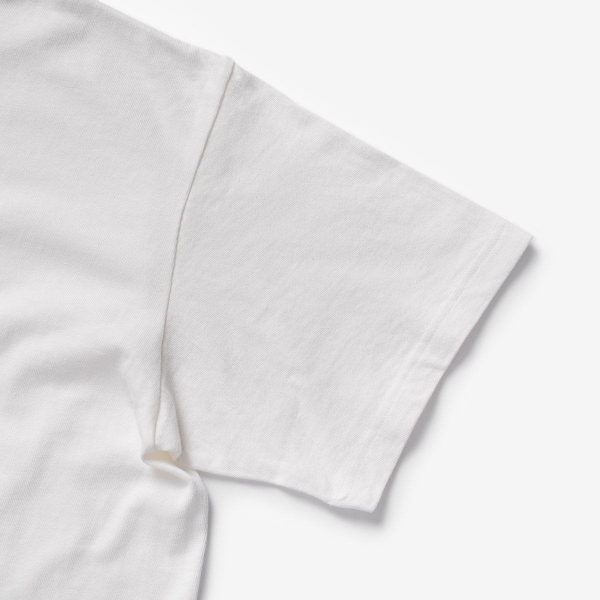 Iron Heart | IHT-1610L-WHT | 6.5oz Loopwheel Crew Neck T-Shirt | White