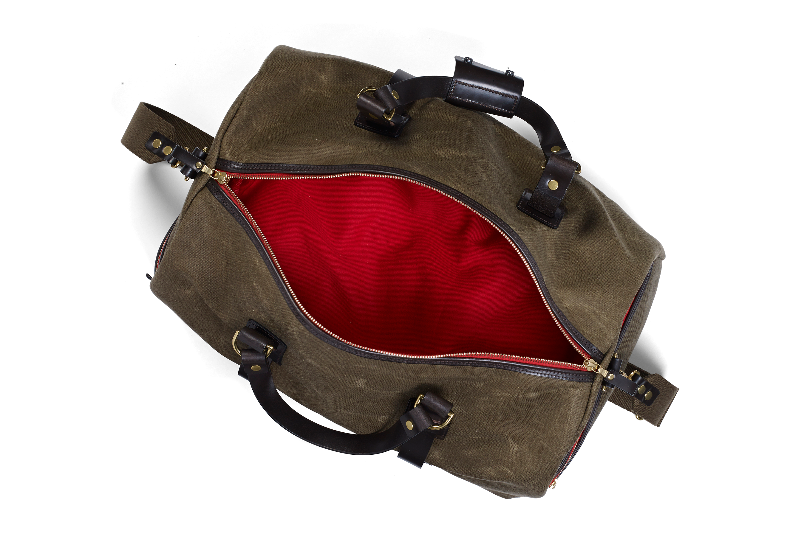 Croots | VC01 | Vintage Canvas Duffle Holdall | Medium | Olive