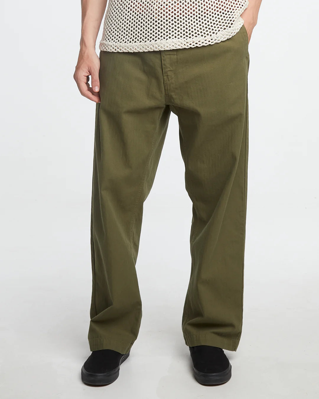 Eat Dust | Frisco Chino HBT Cotton | Avocado