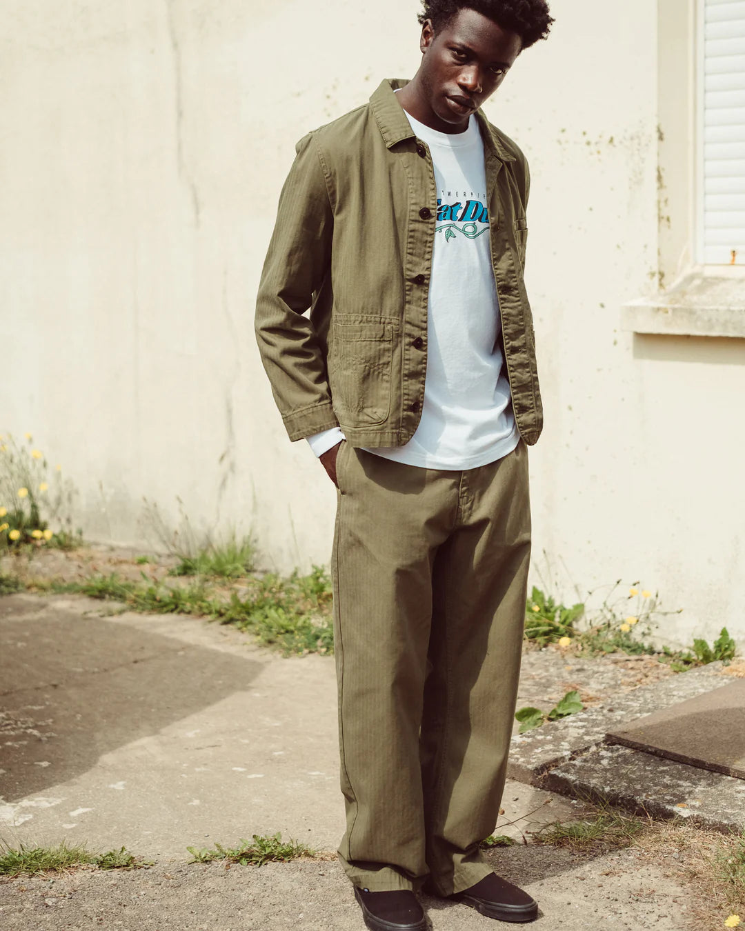 Eat Dust | Frisco Chino HBT Cotton | Avocado