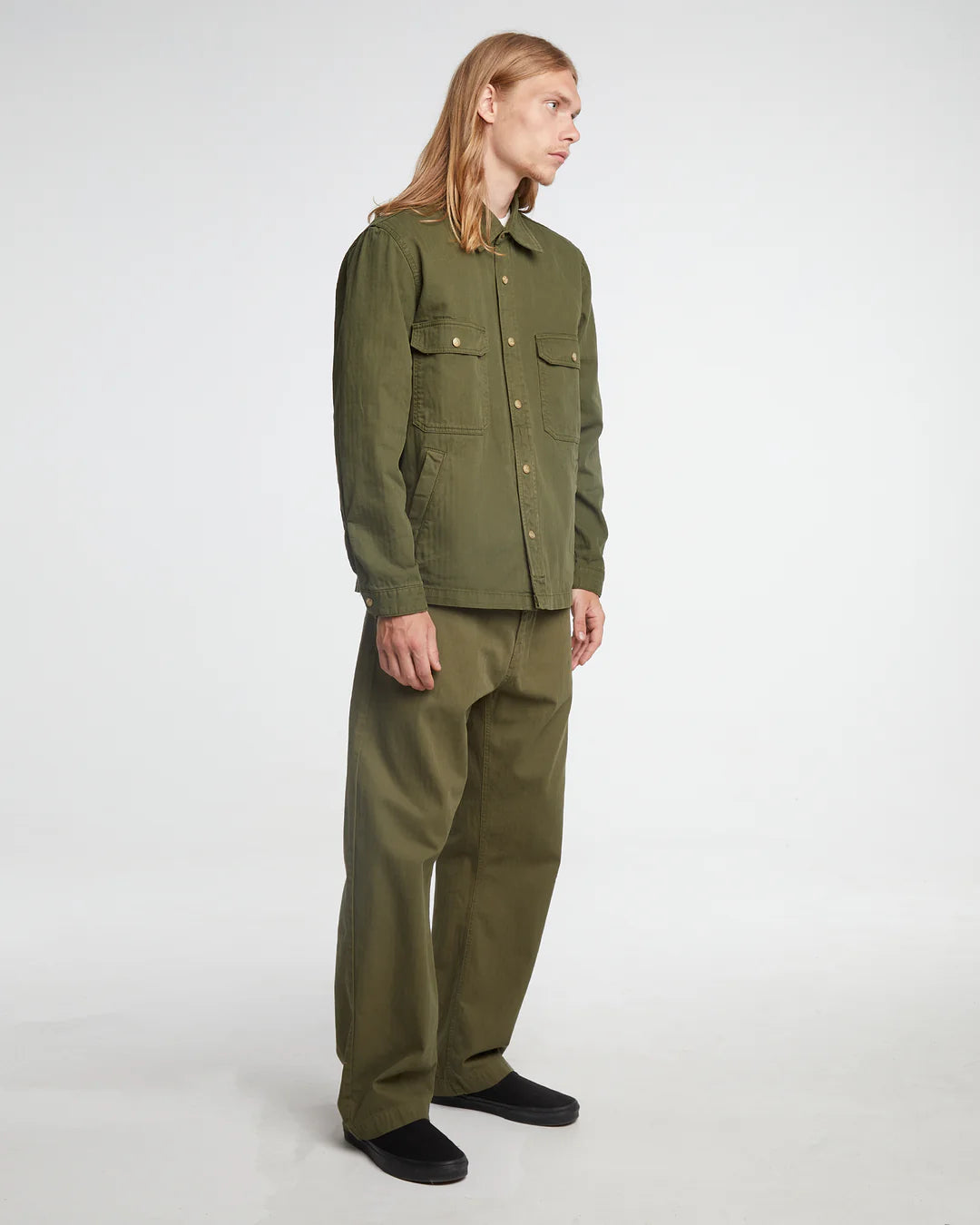 Eat Dust | Frisco Chino HBT Cotton | Avocado