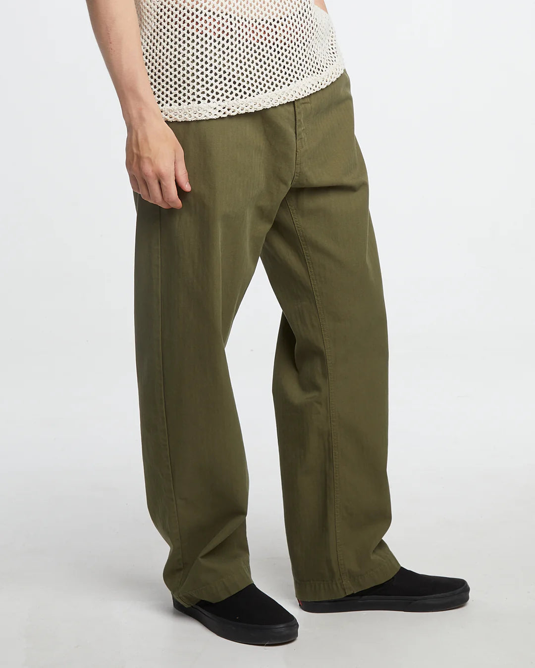 Eat Dust | Frisco Chino HBT Cotton | Avocado