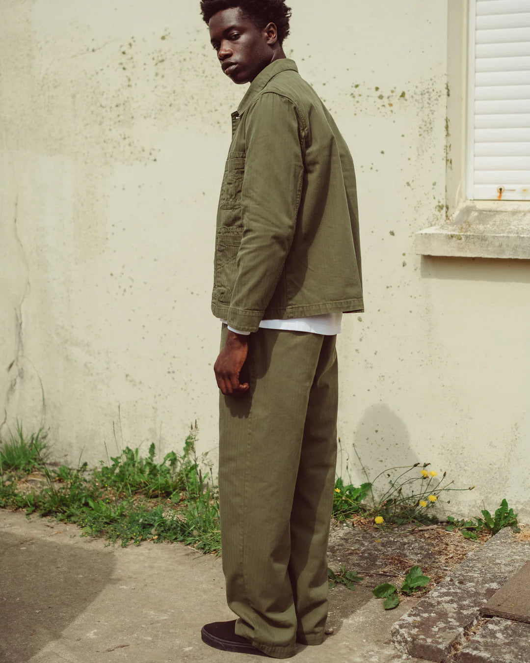Eat Dust | Frisco Chino HBT Cotton | Avocado