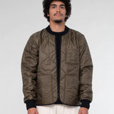 Eat Dust | Type 2 Frostbite | Quilted Nylon Jacket | Khaki