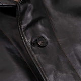Shangrilaheritage | “Cossack” | Horsehide Leather Jacket | Black