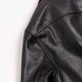Shangrilaheritage | “Cossack” | Horsehide Leather Jacket | Black