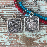 Red Rabbit Trading Co. | Dog Tag Pendant | crossed arrow