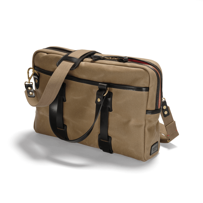Croots | VC02 | VINTAGE CANVAS LAPTOP BAG | Sand