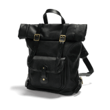 Croots | VC25 | VINTAGE CANVAS ROLLTOP BACKPACK | Black