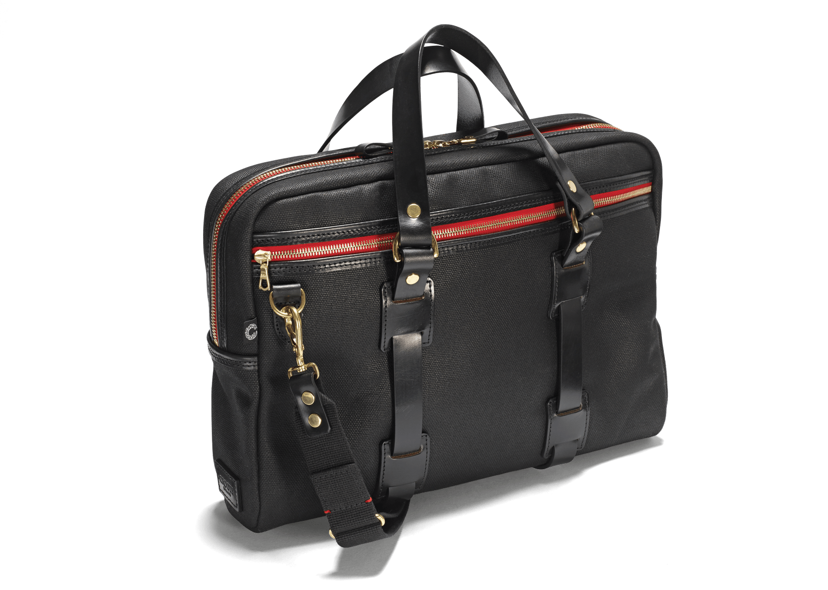 Croots | VC02 | Vintage Canvas Laptop Bag | Black
