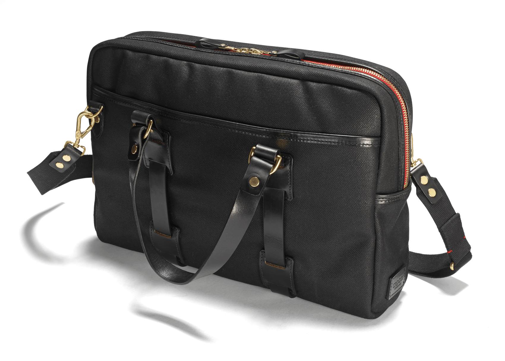 Croots | VC02 | Vintage Canvas Laptop Bag | Black