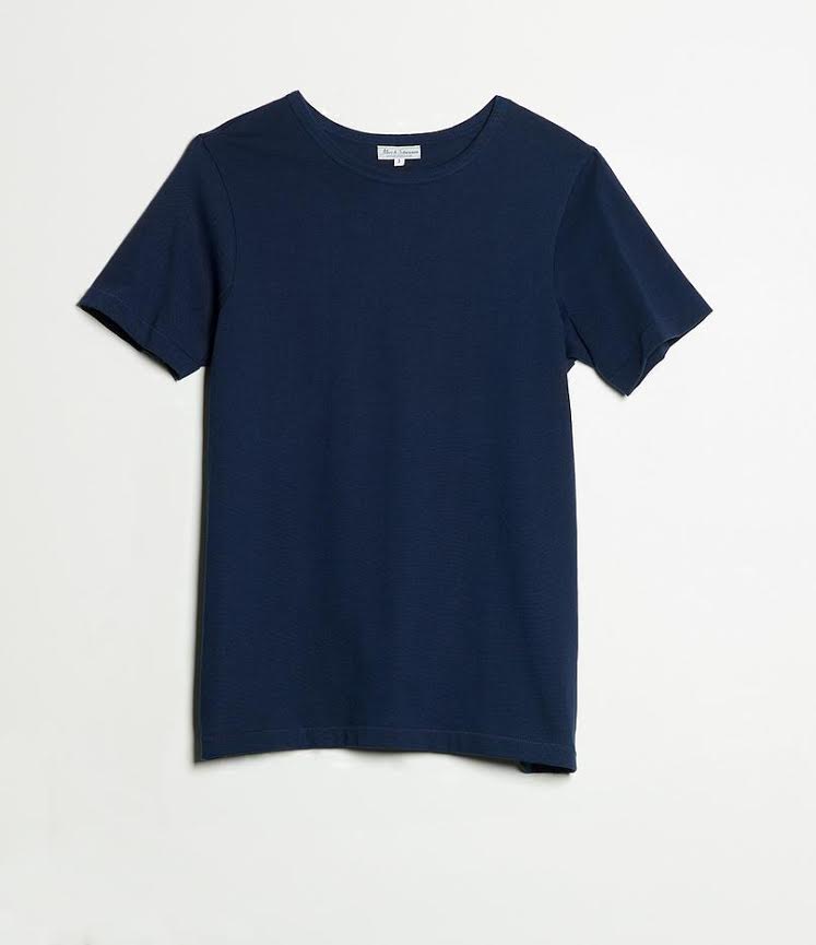 Merz b. Schwanen | 215 | Classic Crew Neck T-Shirt | ink blue