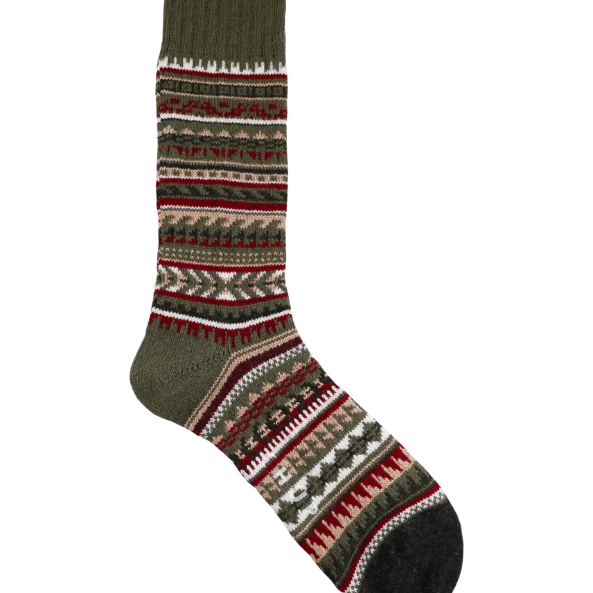 CHUP SOCKS | SONORA EARTH | Wool | Olive