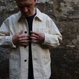 Merz b. Schwanen | JKT05 |  organic cotton broken Twill | relaxed fit | nature