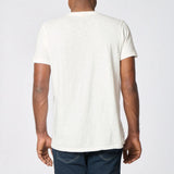 Velva Sheen | Rolled Short sleeve Crew neck Tee / White