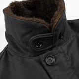 Iron Heart | IHM-37-BLK | Oiled Whipcord N1 Deck Jacket | Black