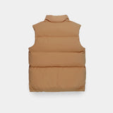 Crescent Down Works | Down Italian Vest | tan & rust