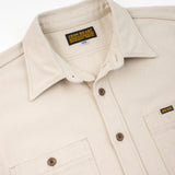 Iron Heart | IHSH-423 | 13oz Oxford Cloth Work Overshirt | Ivory