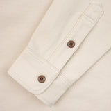 Iron Heart | IHSH-423 | 13oz Oxford Cloth Work Overshirt | Ivory