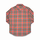 Iron Heart | IHSH-436-RED| Ultra Heavy Flannel American Check Western Shirt | Red "The Watermelon Man"