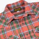 Iron Heart | IHSH-436-RED| Ultra Heavy Flannel American Check Western Shirt | Red "The Watermelon Man"