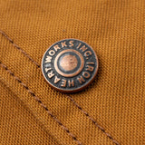 Iron Heart | IHJ-148-BRN | 10oz Kurashikizome® Organic Cotton Duck Chore Jacket | Brown