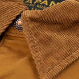 Iron Heart | IHJ-148-BRN | 10oz Kurashikizome® Organic Cotton Duck Chore Jacket | Brown