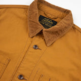 Iron Heart | IHJ-148-BRN | 10oz Kurashikizome® Organic Cotton Duck Chore Jacket | Brown