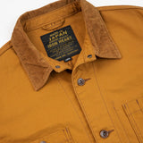 Iron Heart | IHJ-148-BRN | 10oz Kurashikizome® Organic Cotton Duck Chore Jacket | Brown