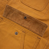 Iron Heart | IHJ-148-BRN | 10oz Kurashikizome® Organic Cotton Duck Chore Jacket | Brown