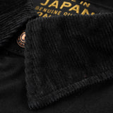 Iron Heart | IHJ-148-BLK | 10oz Kurashikizome® Organic Cotton Duck Chore Jacket | Black