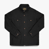 Iron Heart | IHJ-148-BLK | 10oz Kurashikizome® Organic Cotton Duck Chore Jacket | Black