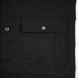 Iron Heart | IHJ-148-BLK | 10oz Kurashikizome® Organic Cotton Duck Chore Jacket | Black