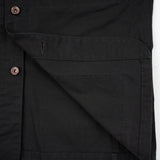 Iron Heart | IHJ-148-BLK | 10oz Kurashikizome® Organic Cotton Duck Chore Jacket | Black