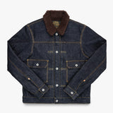 Iron Heat | IHJ-151-IND | 16oz Selvedge Denim Fleece Lined Type II | Indigo