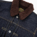 Iron Heat | IHJ-151-IND | 16oz Selvedge Denim Fleece Lined Type II | Indigo