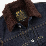 Iron Heat | IHJ-151-IND | 16oz Selvedge Denim Fleece Lined Type II | Indigo