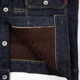 Iron Heat | IHJ-151-IND | 16oz Selvedge Denim Fleece Lined Type II | Indigo