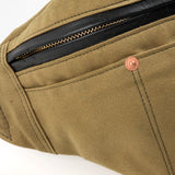 Iron Heart | IHE-53-KHA | 12oz Whipcord Waist Bag | Khaki