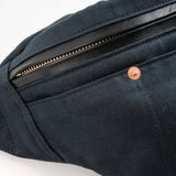 Iron Heart | IHE-53-NAV | 12oz Whipcord Waist Bag | Navy