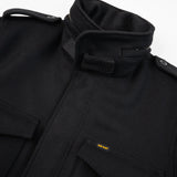 Iron Heart | IHM-49-BLK |  21oz Melton Wool M65 Field Jacket | Black