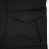 Iron Heart | IHM-49-BLK |  21oz Melton Wool M65 Field Jacket | Black